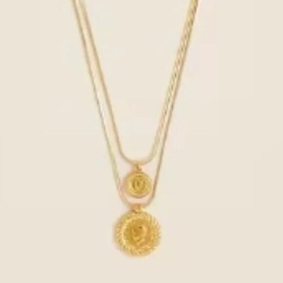 J Crew Layered coin pendant necklace - Picture 3 of 4